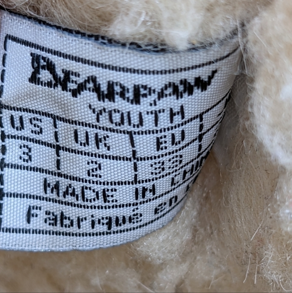 BearPaw Brown Leather Sherpa Lined Boot 3Y Youth - Picture 7 of 7